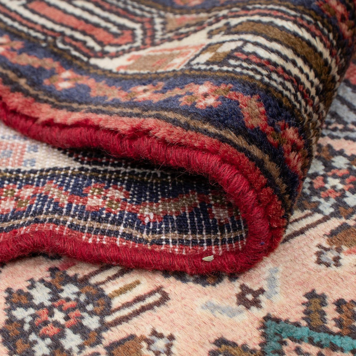 Loper Perzisch Tapijt - Nomadisch - 278 x 80 cm - licht rood