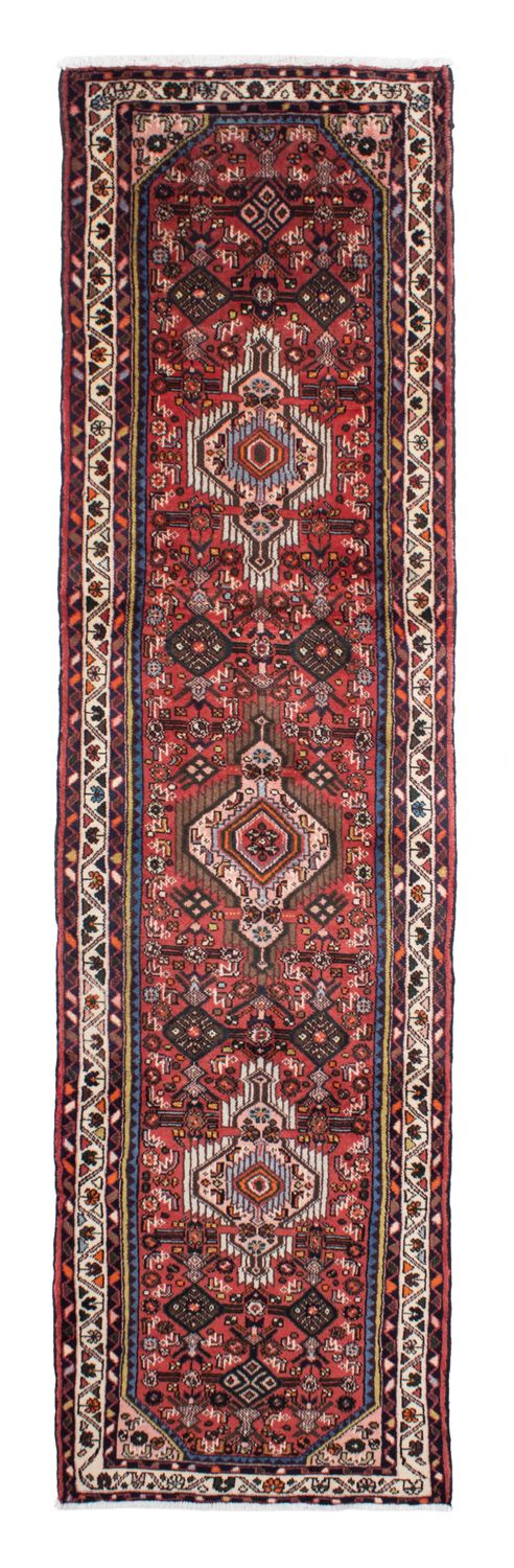 Loper Perzisch Tapijt - Nomadisch - 343 x 83 cm - donkerrood