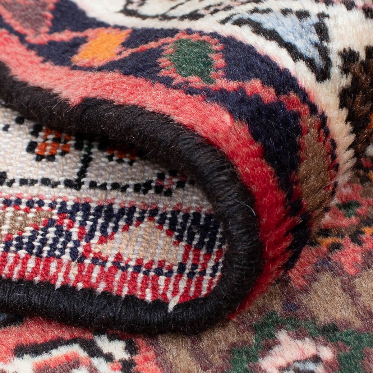 Loper Perzisch Tapijt - Nomadisch - 343 x 83 cm - donkerrood