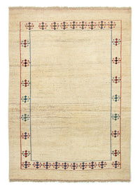 Gabbeh tapijt - Perzisch - 206 x 147 cm - beige