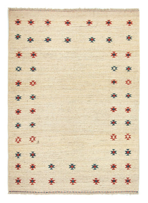 Gabbeh tapijt - Perzisch - 206 x 150 cm - beige
