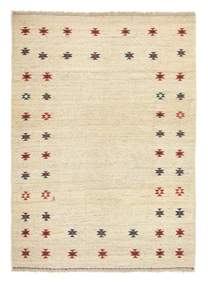 Gabbeh tapijt - Perzisch - 206 x 150 cm - beige