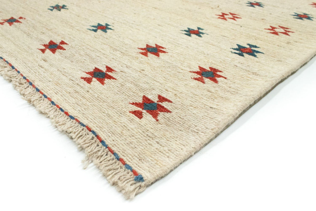 Gabbeh tapijt - Perzisch - 206 x 150 cm - beige