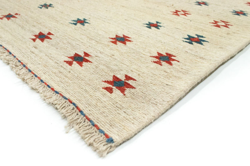 Gabbeh tapijt - Perzisch - 206 x 150 cm - beige