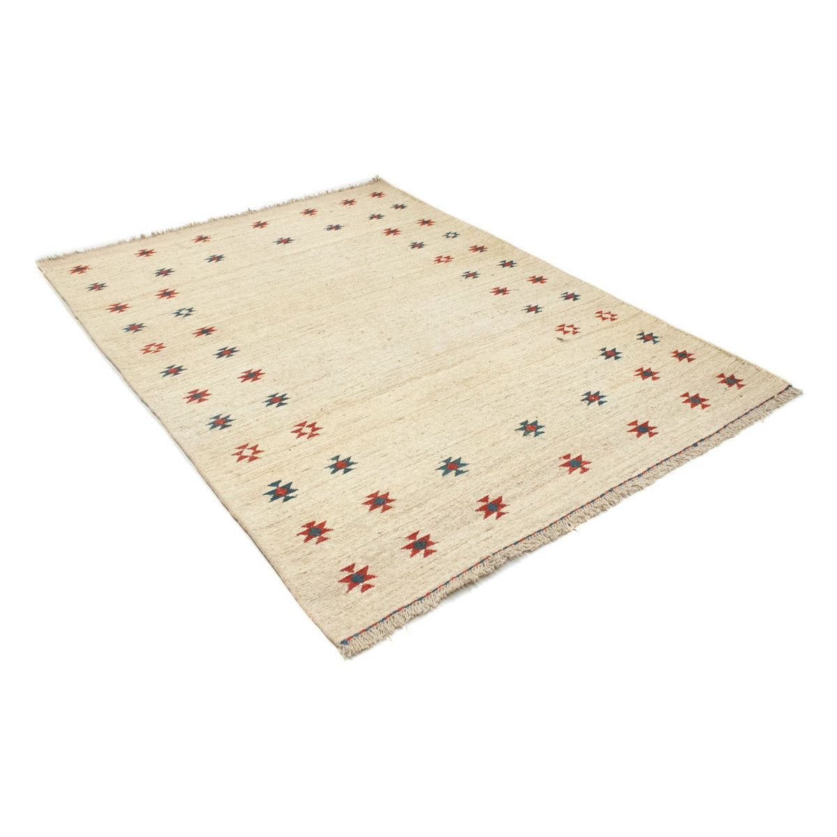 Gabbeh tapijt - Perzisch - 206 x 150 cm - beige