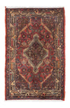 Hamadan Tapijt 77x116cm - Perzisch tapijt - Rechthoekig / Donkerrood / 77 x 116 cm Rechthoekig