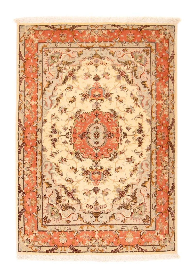 Perzisch tapijt - Tabriz - Royal - 148 x 101 cm - beige