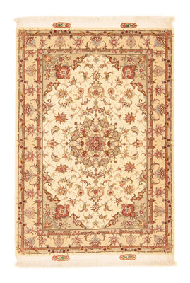 Perzisch tapijt - Tabriz - Royal - 152 x 100 cm - beige