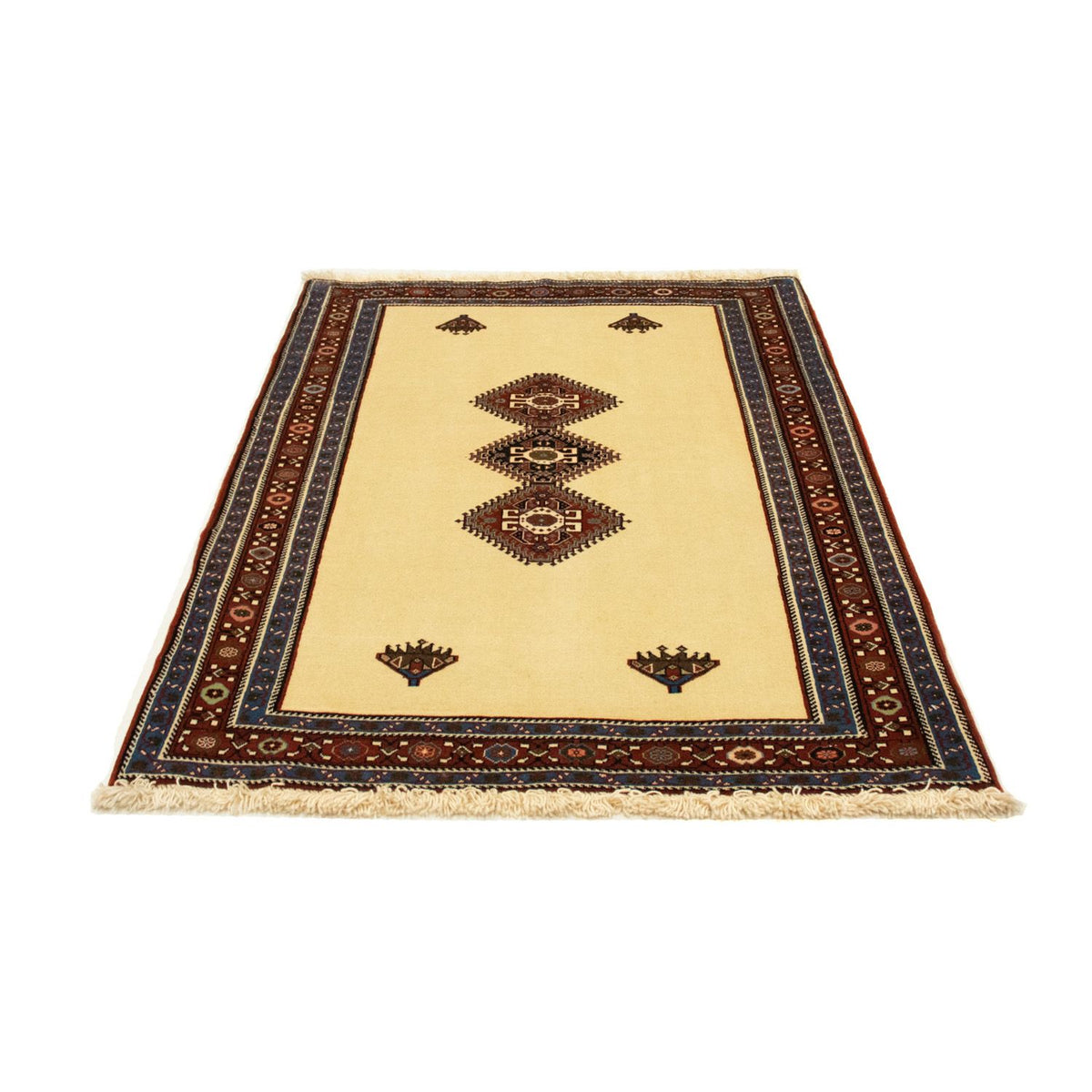 Perzisch Tapijt - Nomadisch - 160 x 107 cm - beige