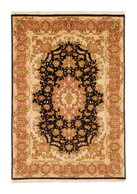 Perzisch tapijt - Tabriz - Royal - 154 x 94 cm - zwart