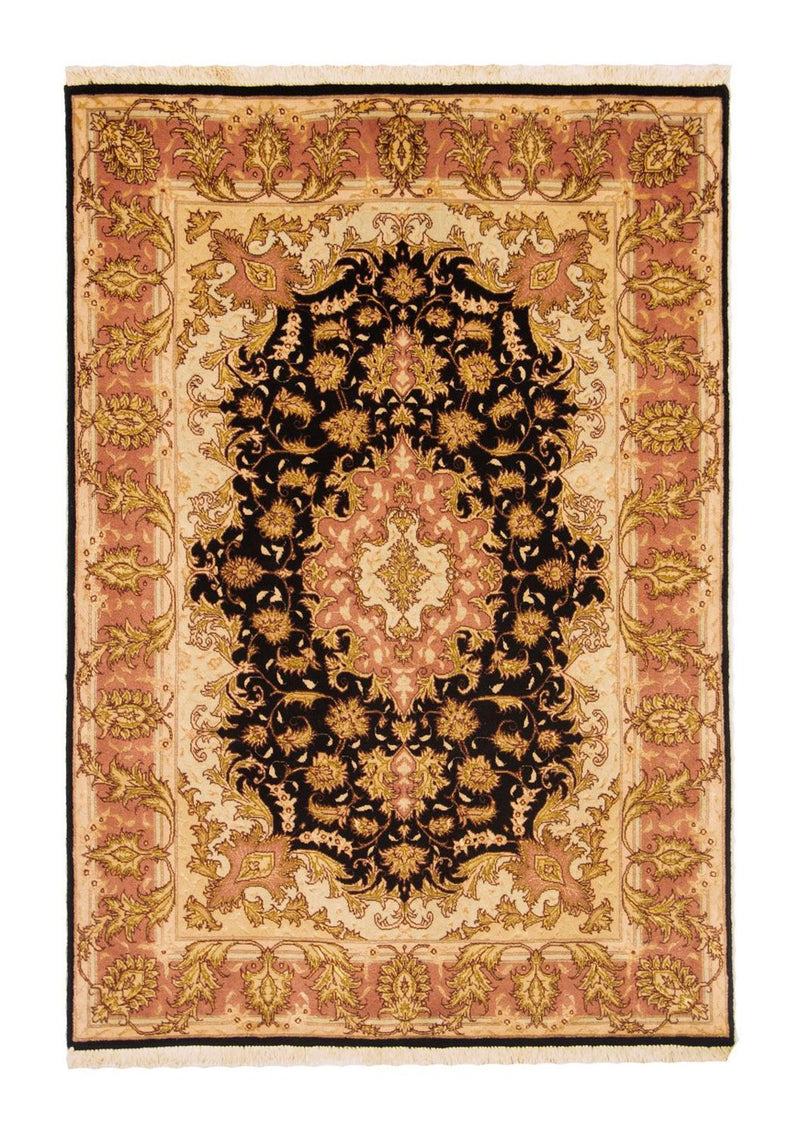 Perzisch tapijt - Tabriz - Royal - 154 x 94 cm - zwart