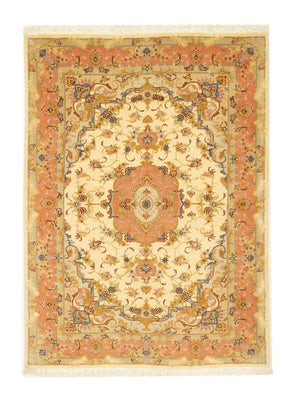 Perzisch tapijt - Tabriz - Premium - 140 x 104 cm - beige