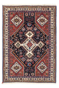 Gabbeh Tapijt - Kashkuli Perzisch - 145 x 105 cm - donkerblauw