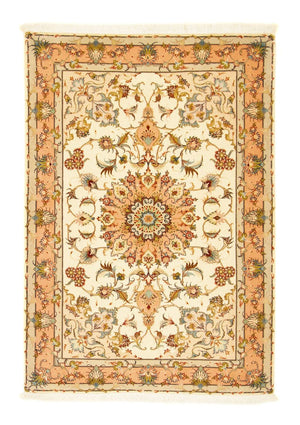 Perzisch tapijt - Tabriz - Royal - 158 x 100 cm - beige