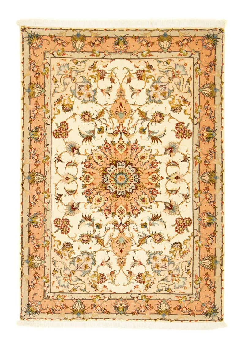 Perzisch tapijt - Tabriz - Royal - 158 x 100 cm - beige