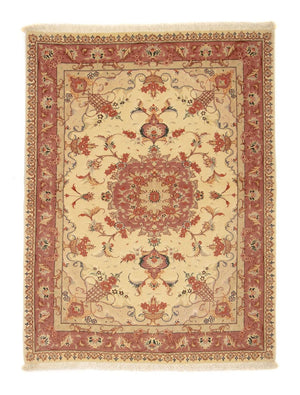 Perzisch tapijt - Tabriz - Royal - 150 x 104 cm - beige