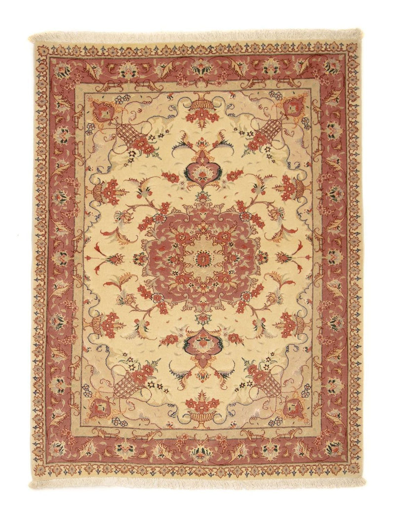 Perzisch tapijt - Tabriz - Royal - 150 x 104 cm - beige