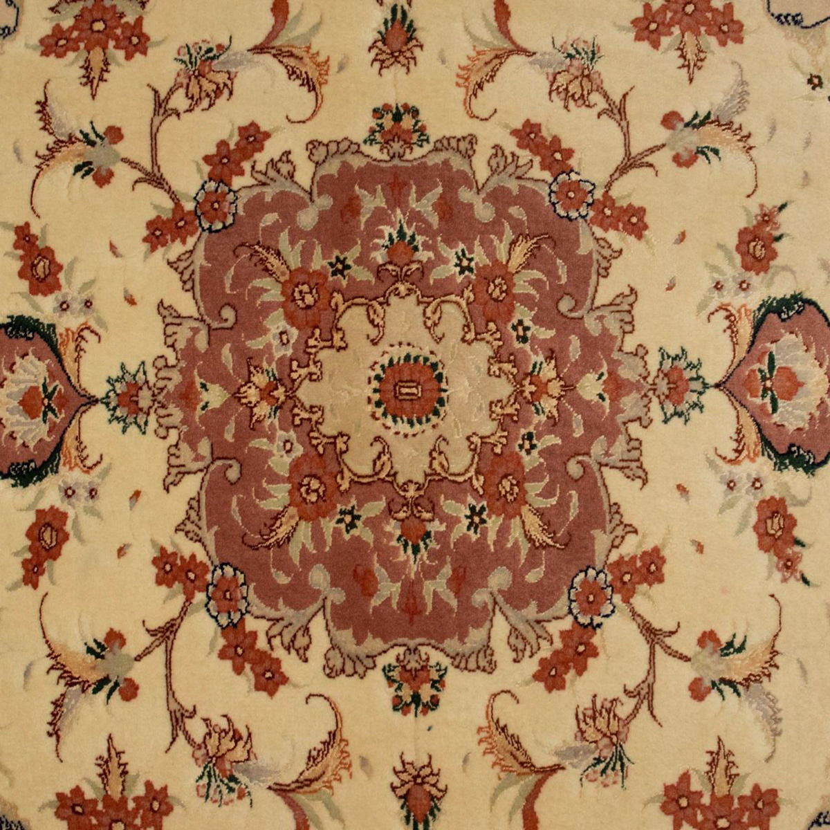 Perzisch tapijt - Tabriz - Royal - 150 x 104 cm - beige