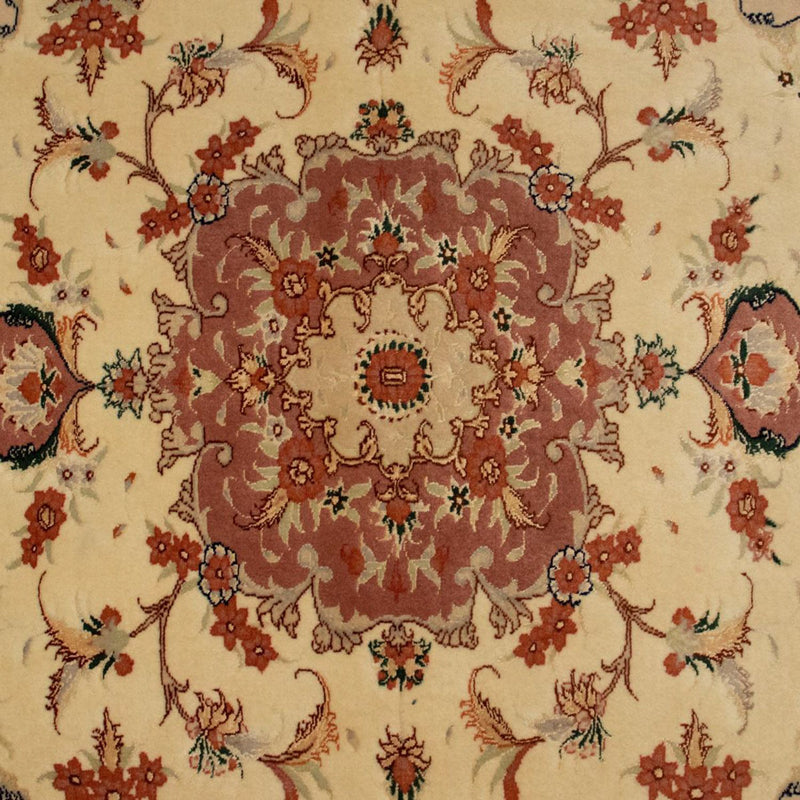 Perzisch tapijt - Tabriz - Royal - 150 x 104 cm - beige