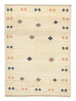 Gabbeh tapijt - Perzisch - 196 x 148 cm - beige