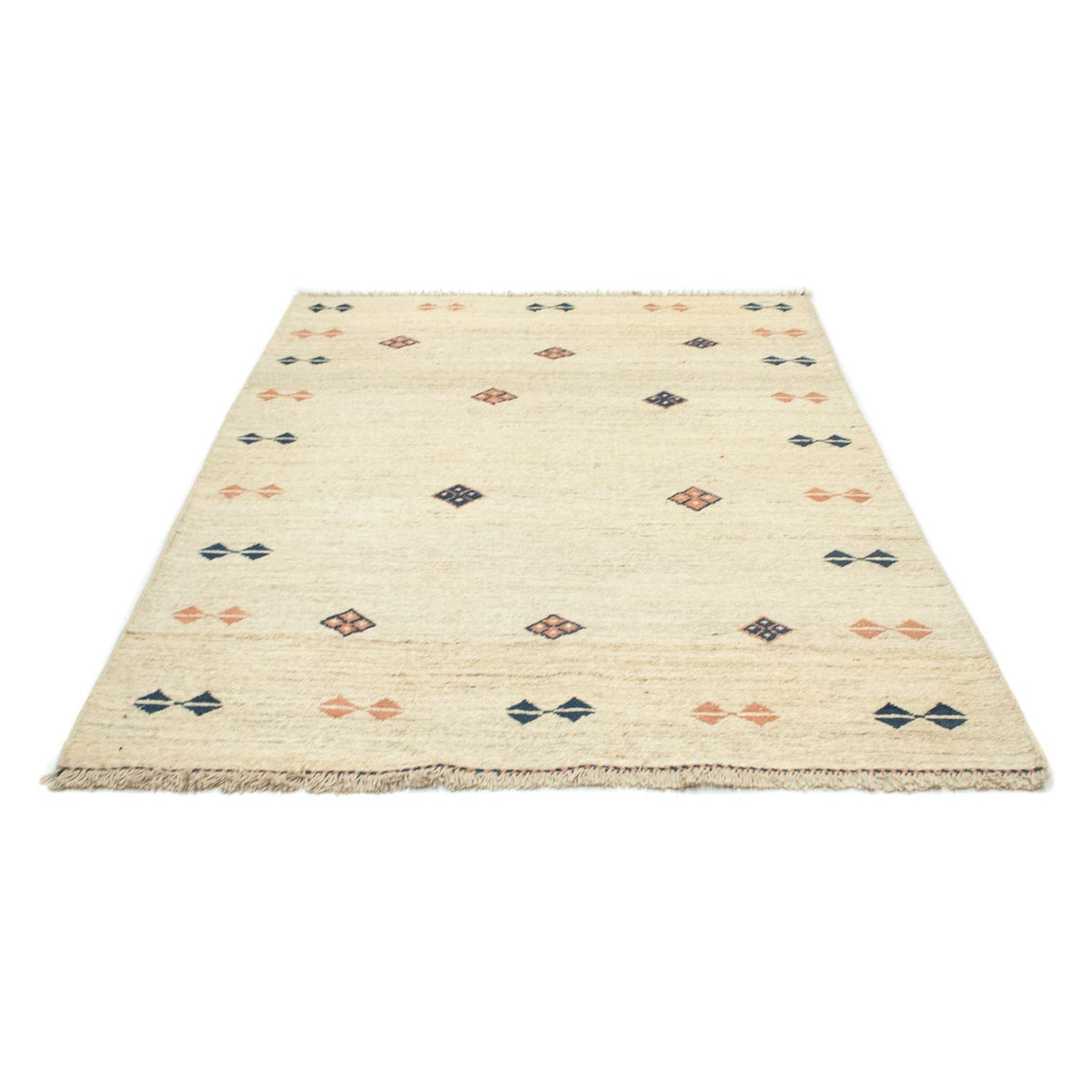 Gabbeh tapijt - Perzisch - 196 x 148 cm - beige