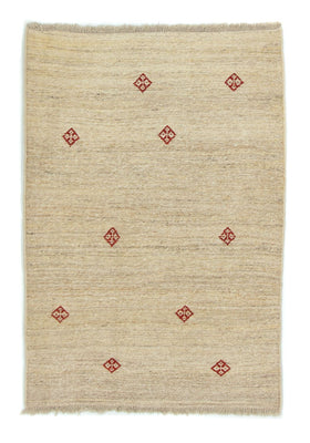 Gabbeh tapijt - Perzisch - 145 x 100 cm - beige