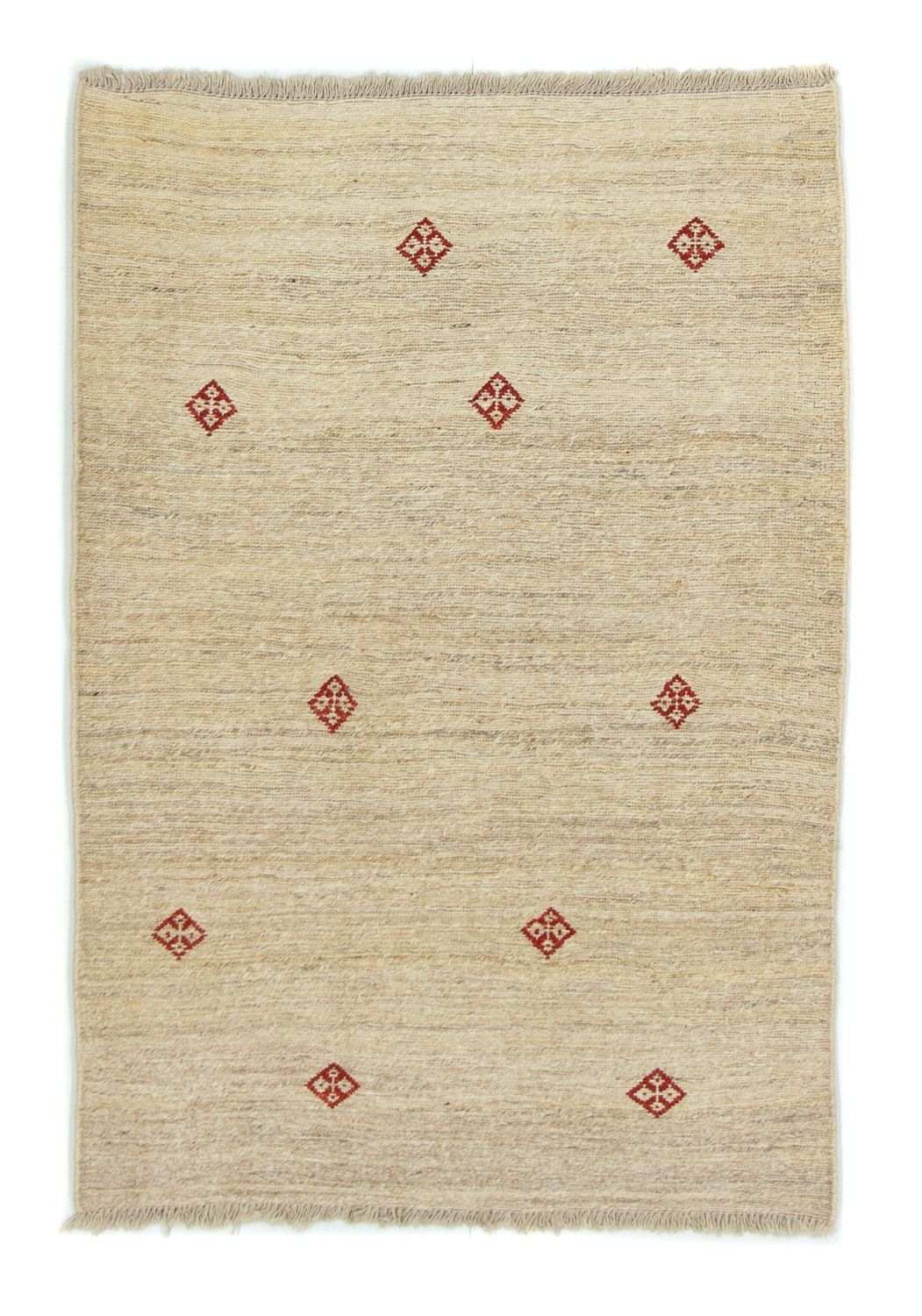 Gabbeh tapijt - Perzisch - 145 x 100 cm - beige