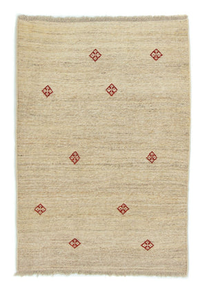 Gabbeh tapijt - Perzisch - 145 x 100 cm - beige
