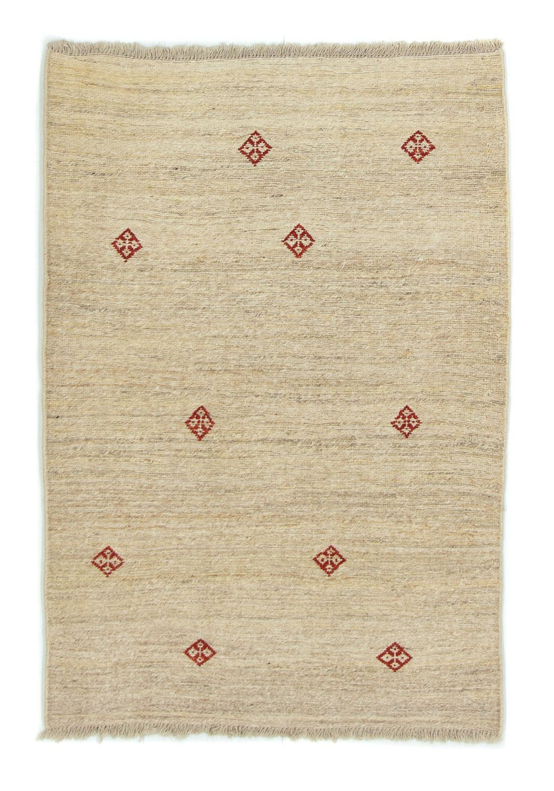 Gabbeh tapijt - Perzisch - 145 x 100 cm - beige