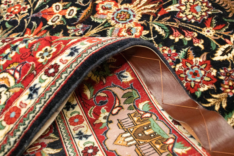 Perzisch tapijt - Ghom - 163 x 107 cm - donkerblauw