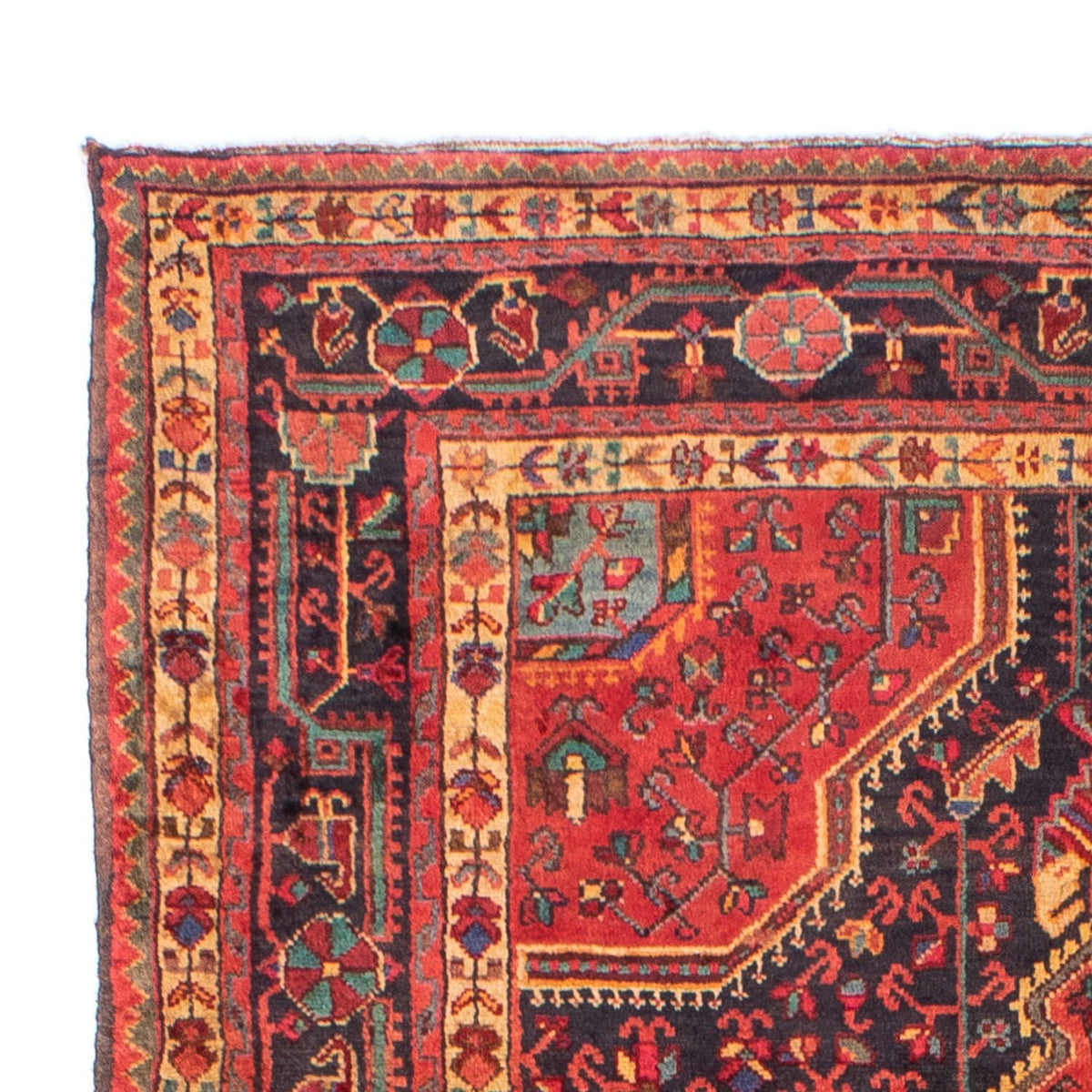 Perzisch Tapijt - Nomadisch - 218 x 130 cm - donkerblauw