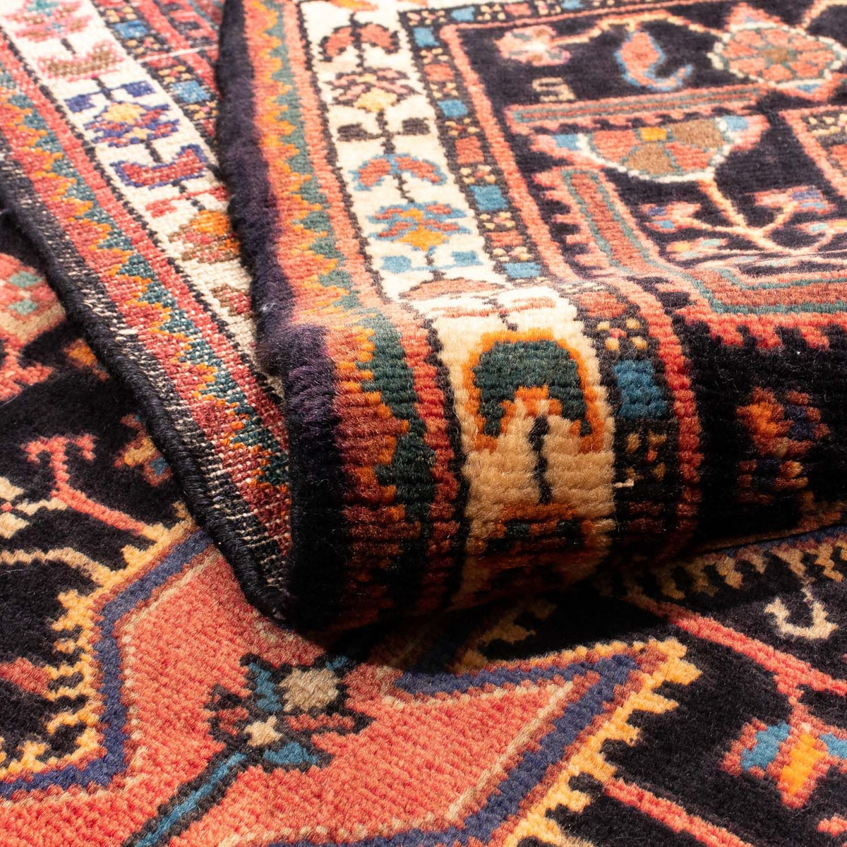 Perzisch Tapijt - Nomadisch - 220 x 132 cm - donkerblauw