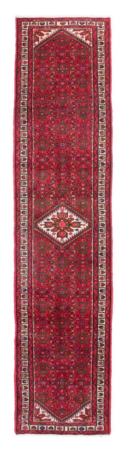 Loper Perzisch Tapijt - Nomadisch - 386 x 84 cm - rood