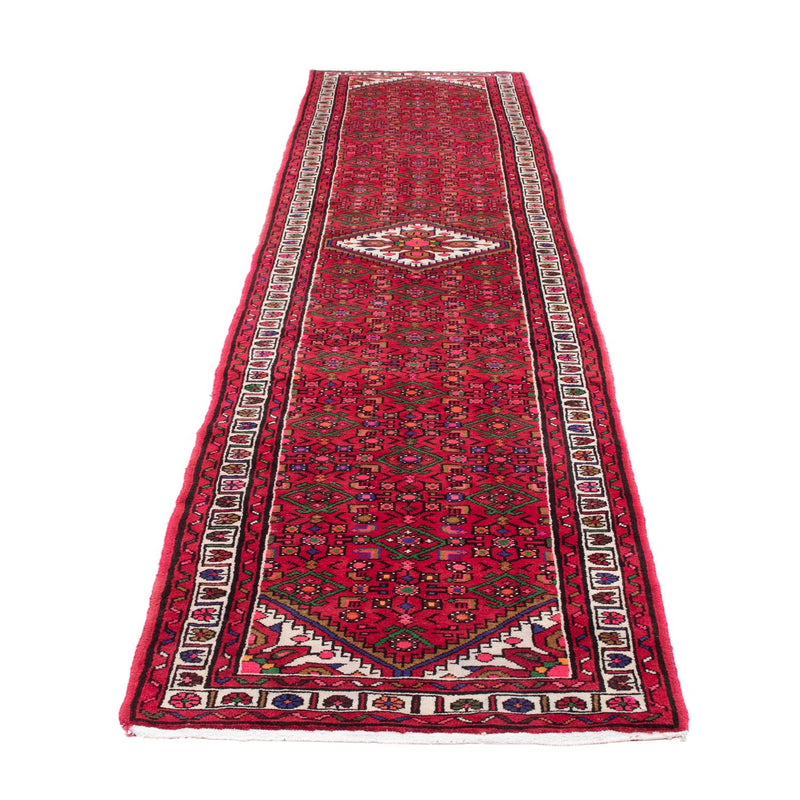 Loper Perzisch Tapijt - Nomadisch - 386 x 84 cm - rood