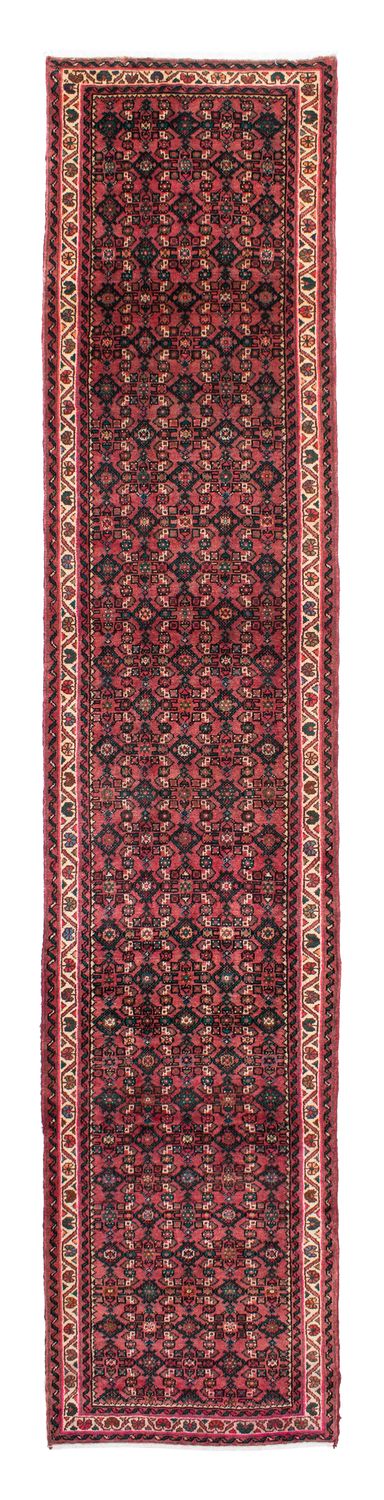 Loper Perzisch Tapijt - Nomadisch - 398 x 83 cm - donkerrood