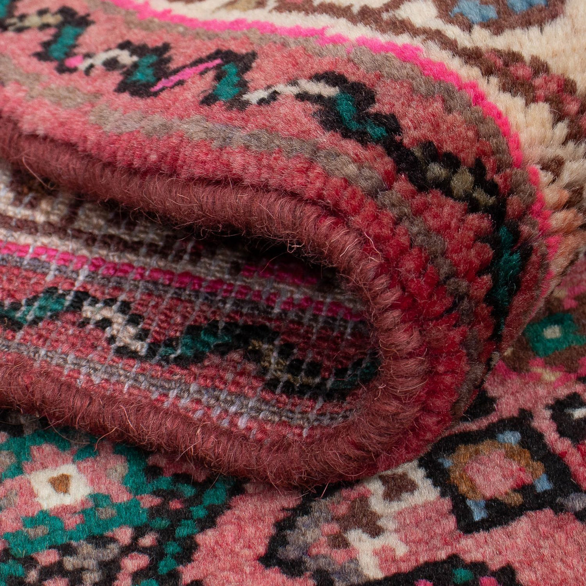 Loper Perzisch Tapijt - Nomadisch - 398 x 83 cm - donkerrood