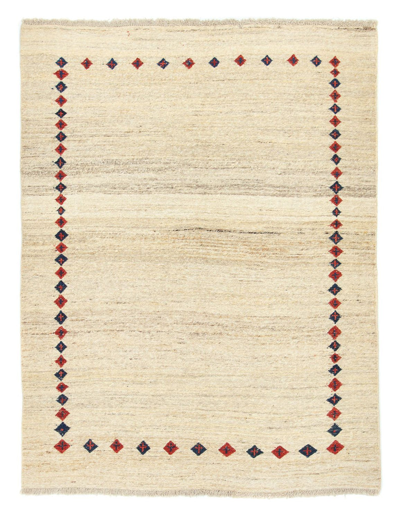 Gabbeh tapijt - Perzisch - 192 x 148 cm - beige