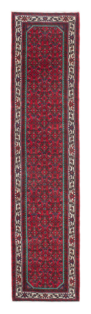 Loper Perzisch Tapijt - Nomadisch - 397 x 84 cm - donkerrood