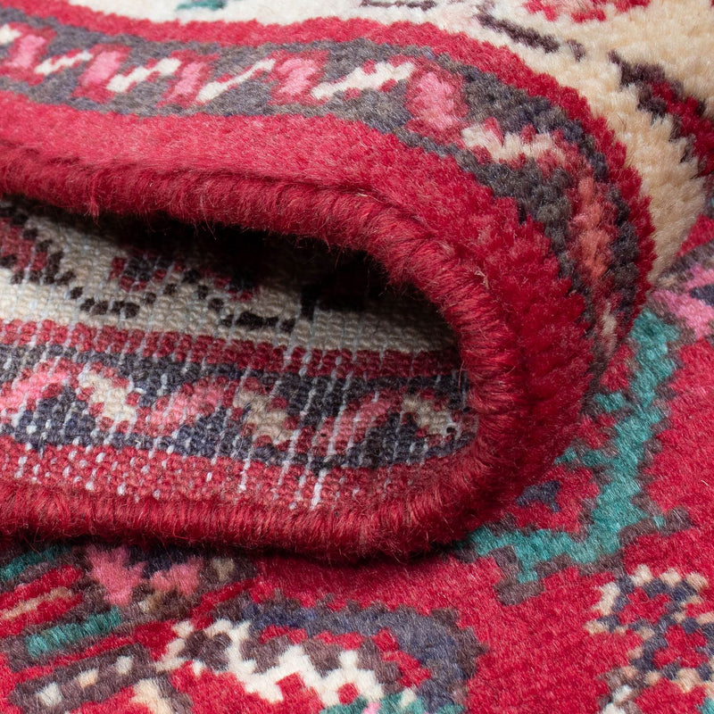 Loper Perzisch Tapijt - Nomadisch - 410 x 85 cm - donkerrood