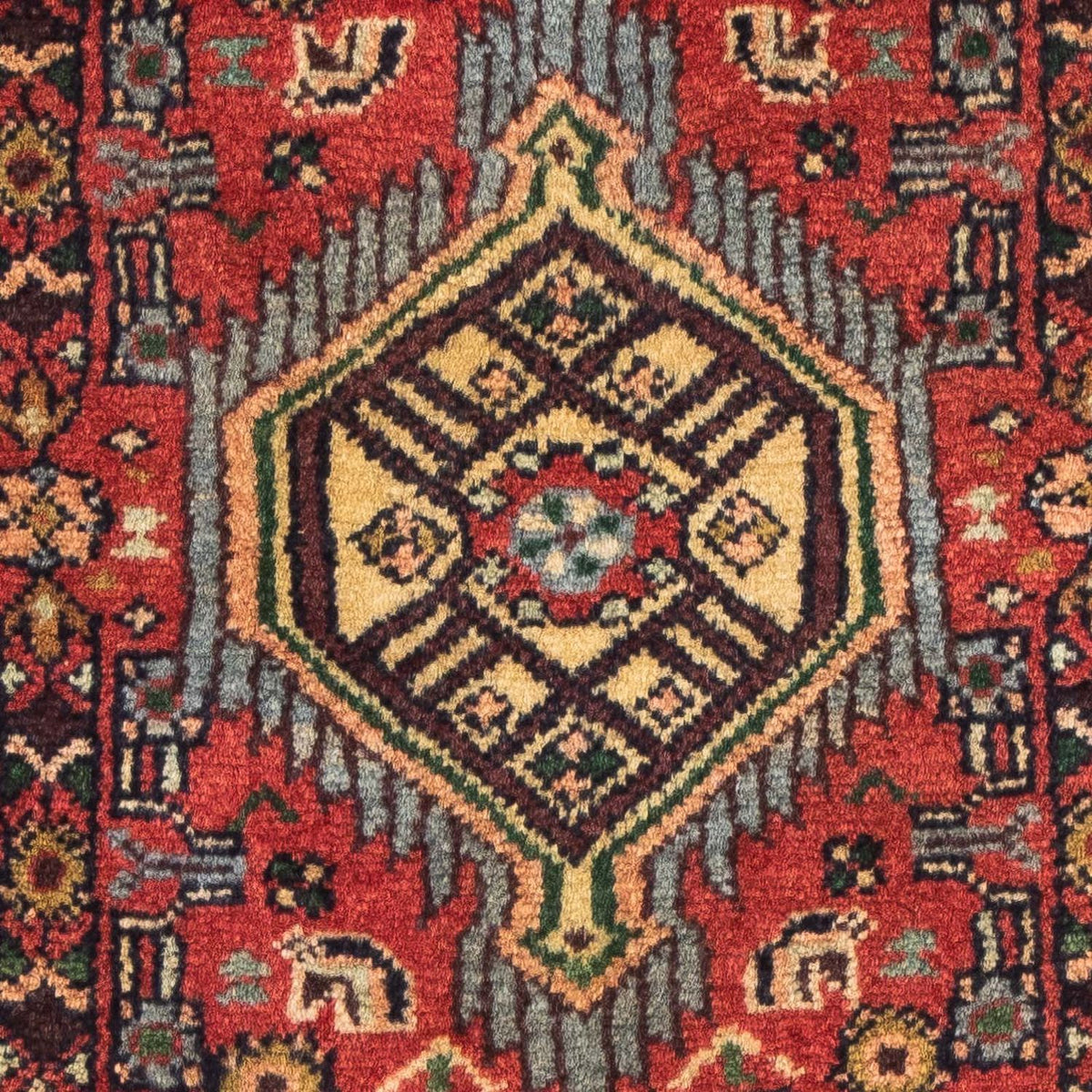 Perzisch Tapijt - Nomadisch - 87 x 62 cm - donkerrood