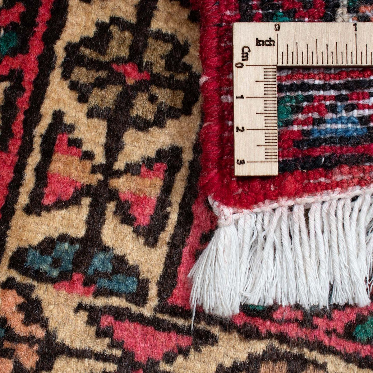 Perzisch Tapijt - Nomadisch - 91 x 70 cm - donkerrood