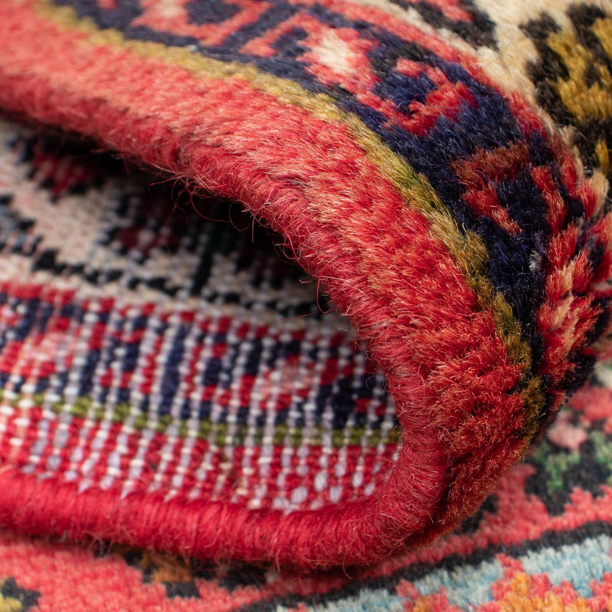 Perzisch Tapijt - Nomadisch - 89 x 61 cm - donkerrood