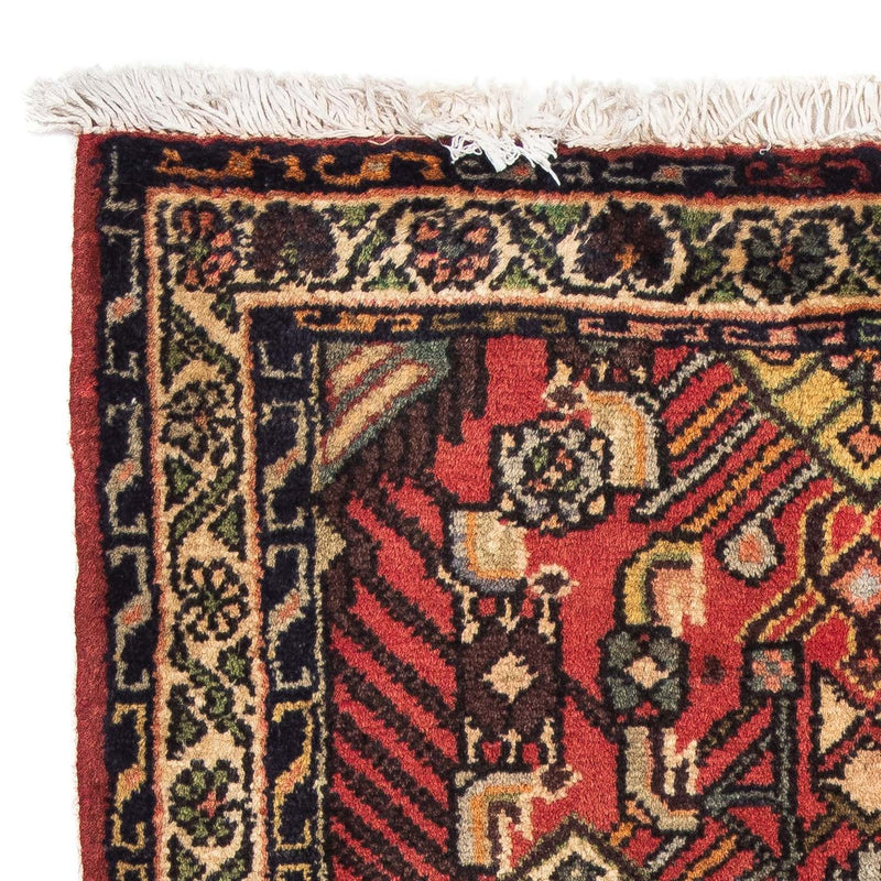 Perzisch Tapijt - Nomadisch - 93 x 63 cm - donkerrood