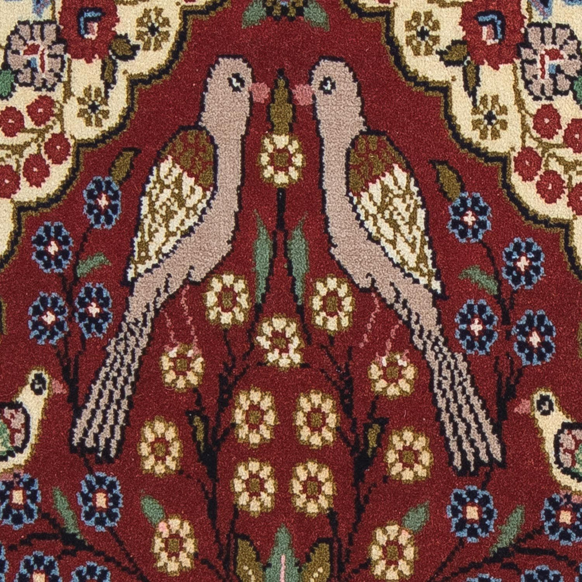 Perzisch tapijt - Klassiek - 104 x 63 cm - donkerrood