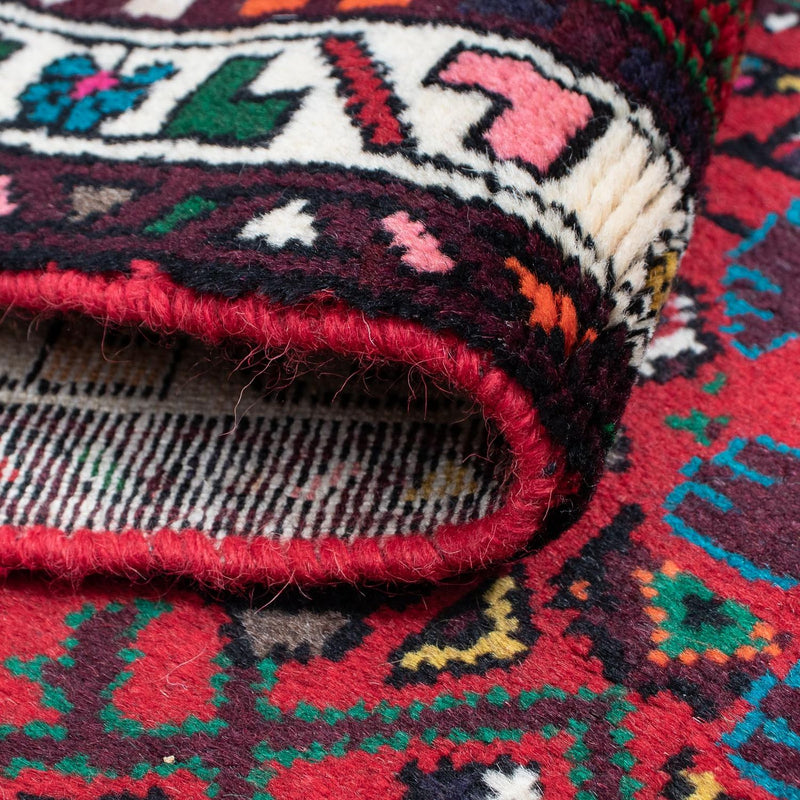 Loper Perzisch Tapijt - Nomadisch - 298 x 72 cm - donkerrood