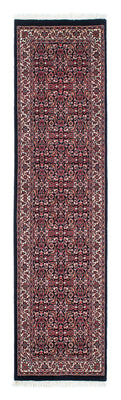 Loper Perzisch tapijt - Bijar - 225 x 61 cm - donkerblauw
