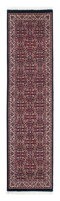 Loper Perzisch tapijt - Bijar - 225 x 61 cm - donkerblauw