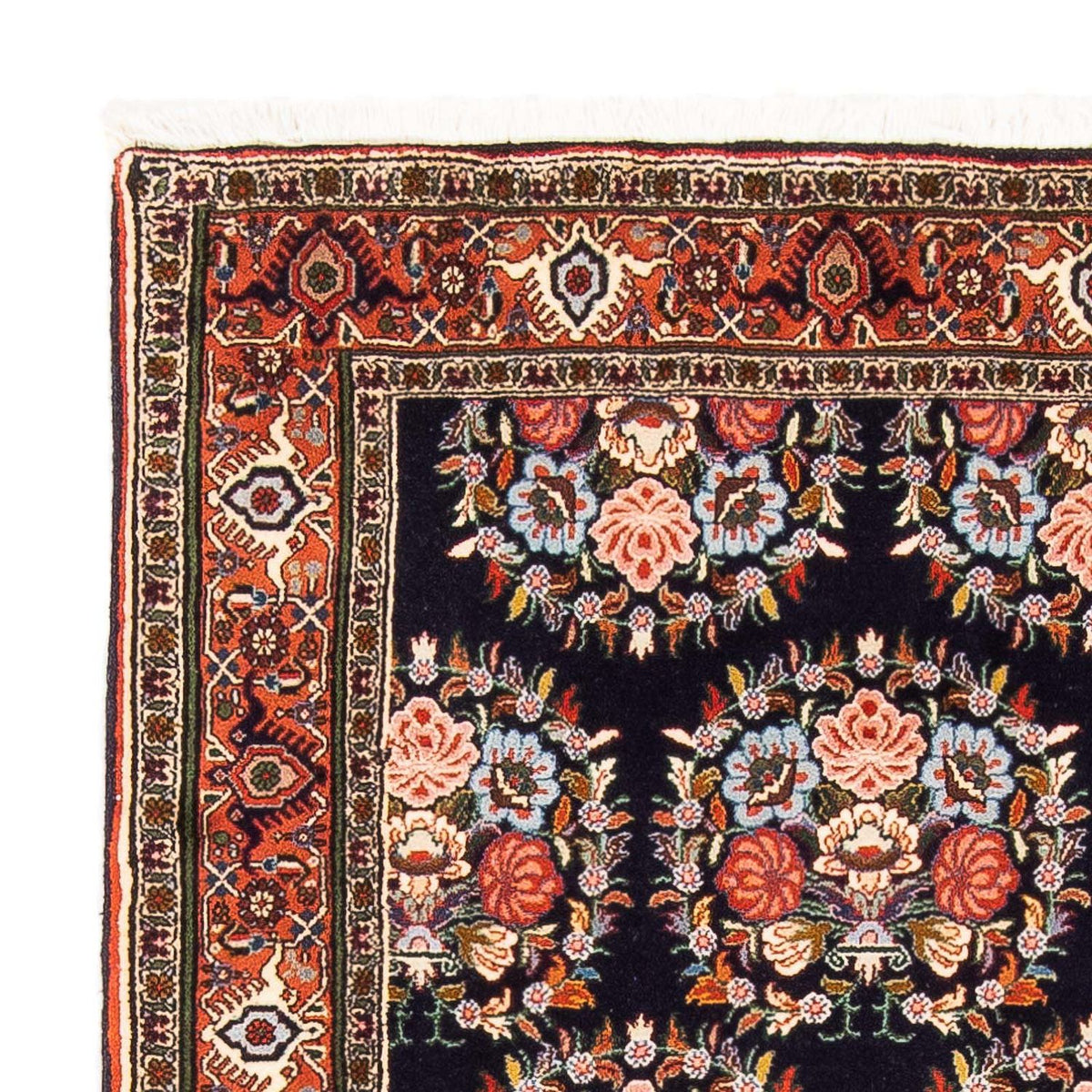 Perzisch tapijt - Bijar - 172 x 112 cm - donkerblauw