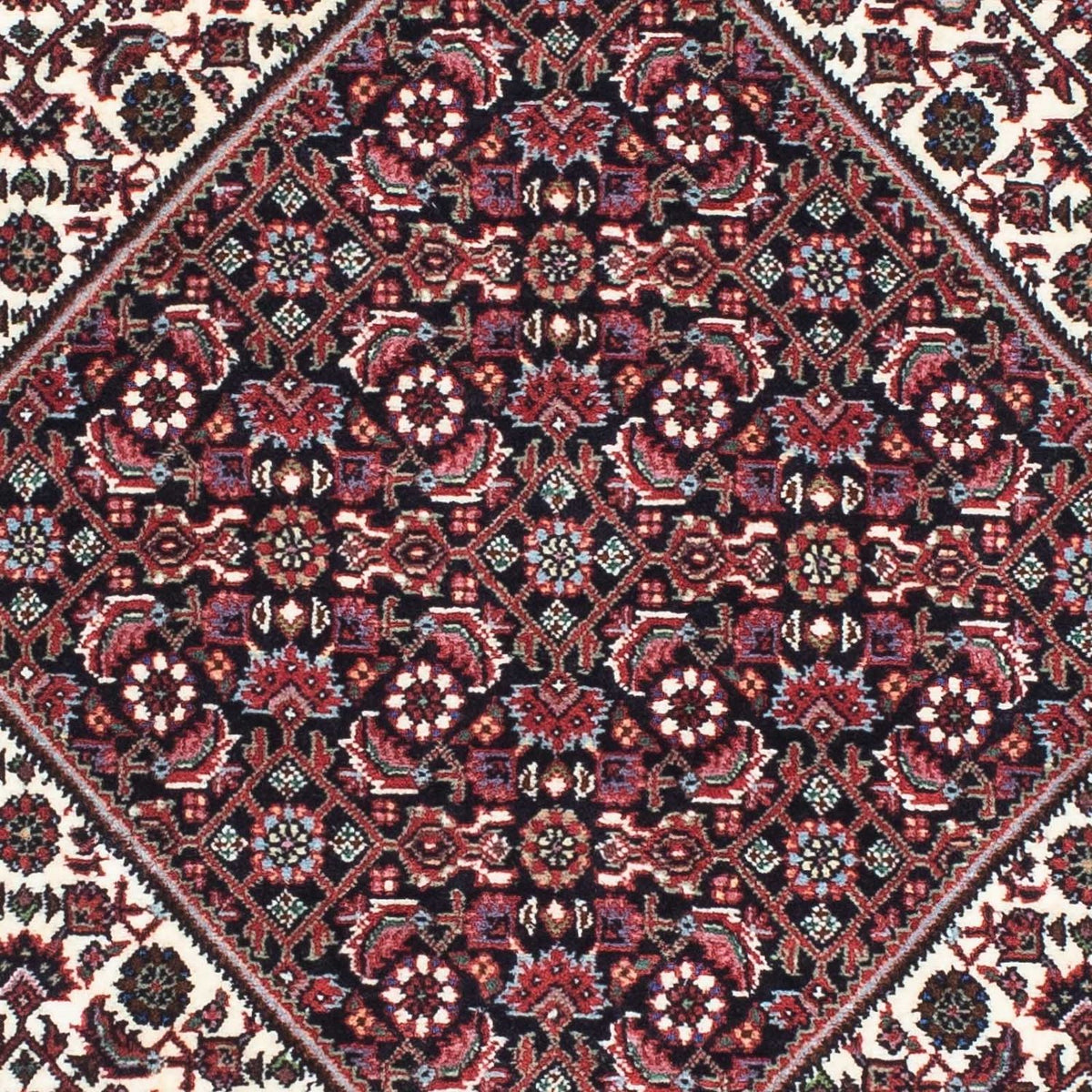 Loper Perzisch tapijt - Bijar - 225 x 61 cm - beige