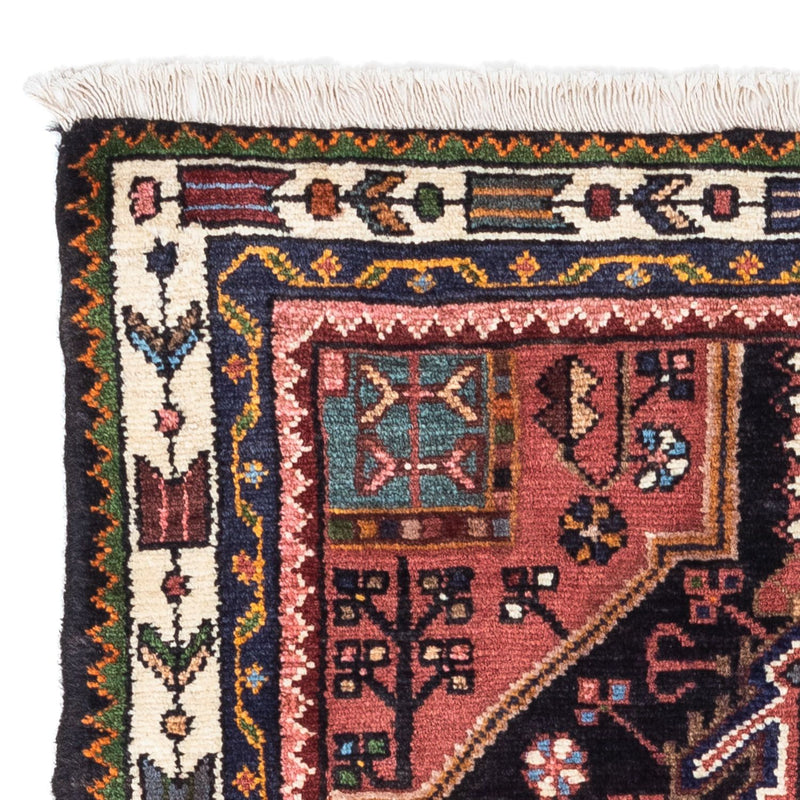 Perzisch Tapijt - Nomadisch - 108 x 78 cm - donkerblauw